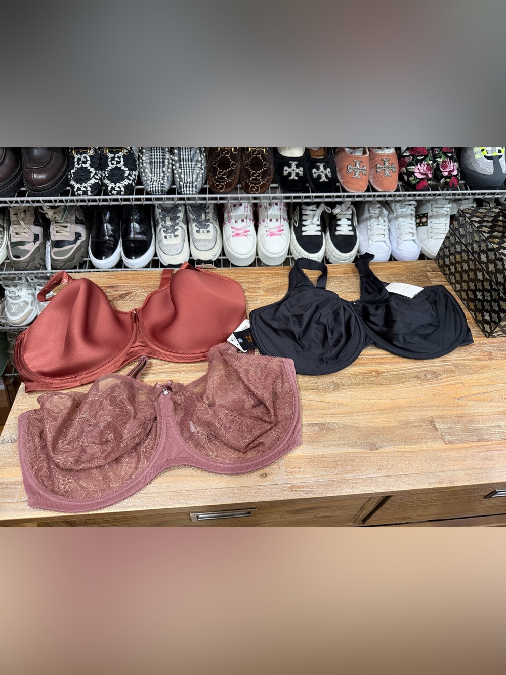 Wacoal Women’s Full Coverage Bras - Black, Dusty Rose, Terracotta - 40G (DDD)